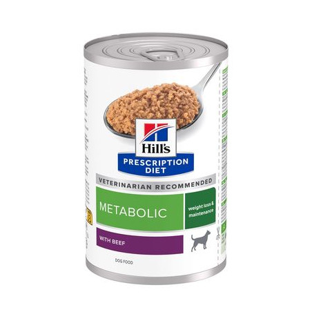 Hill's Prescription Diet Metabolic umido Cani Adulti Manzo 370 gr