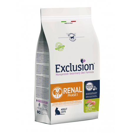 Exclusion Diet Renal Phase 1 Pork, Pea and rice 1,5kg
