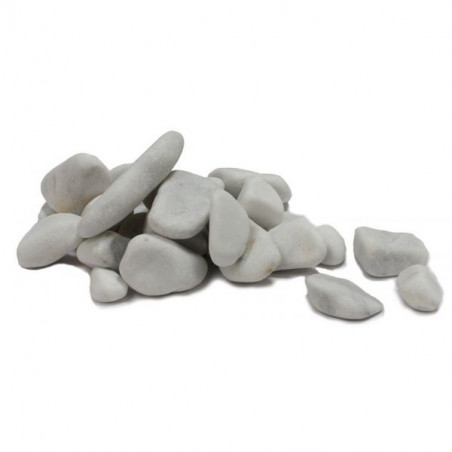 Ciottolo bianco 2-4cm 5 KG.