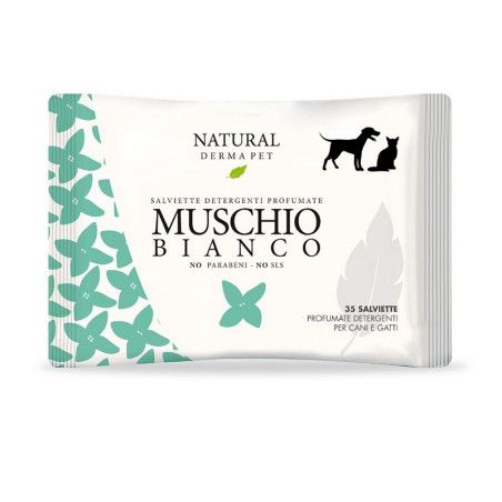 Natural Derma Pet - Salviette Muschio Bianco - 35 salviette