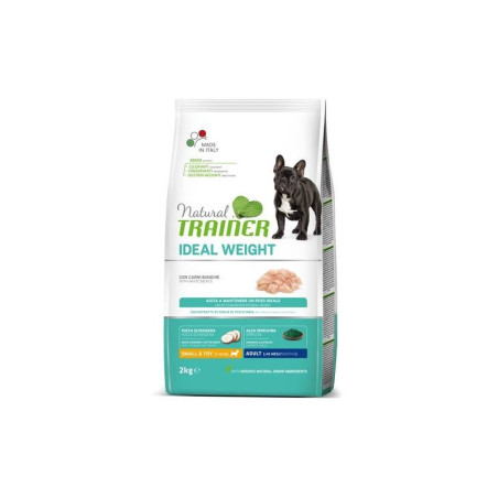 Trainer Natural Ideal Weight Care Dog Small&Toy Adult con Carni Bianche - 2Kg