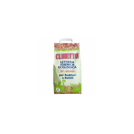 CUBETTO LETTIERA IGIENICA ECOLOGICA 8L.